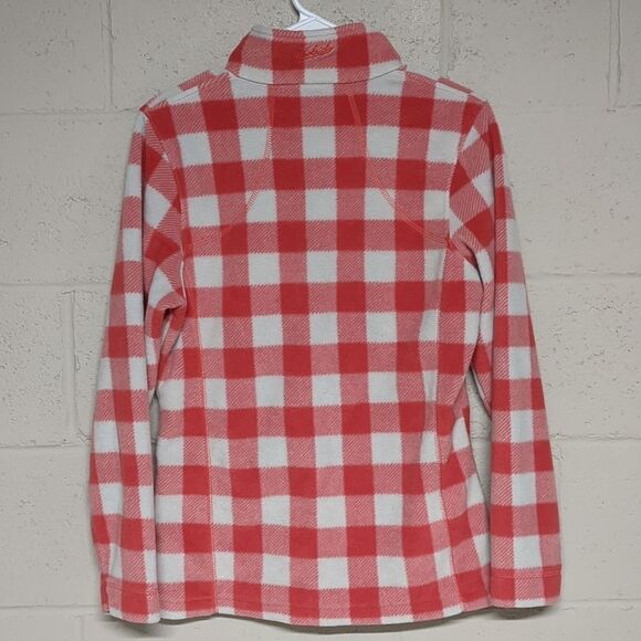 Women's Woolrich Plaid Fleece Zip Up Jacket Size Small - Picture 3 of 4